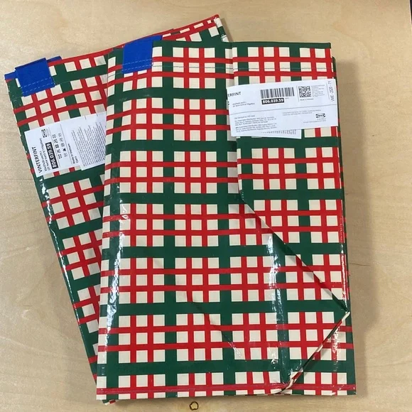 2 IKEA VINTERFINT Shopping bag totes, large, set of 2 - Picture 3 of 5